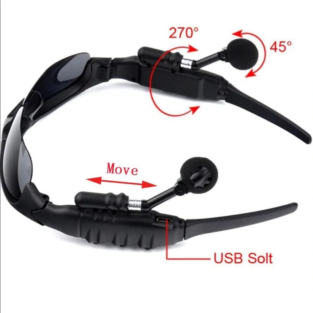Wireless Bluetooth Sunglasses Anti-ray Stereo 4.1 Music Bluetooth Headphones